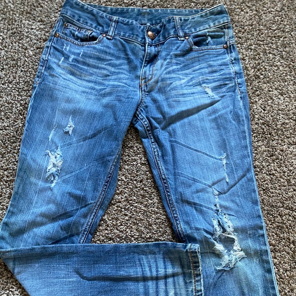 Express ankle skinny jeans